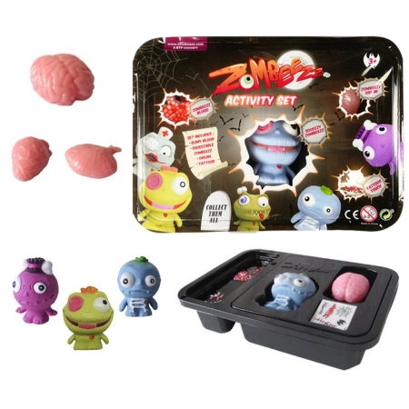 Zombeezz Masa Plastyczna Typu Slime Figurka Sztuczna Krew Organy Zombi